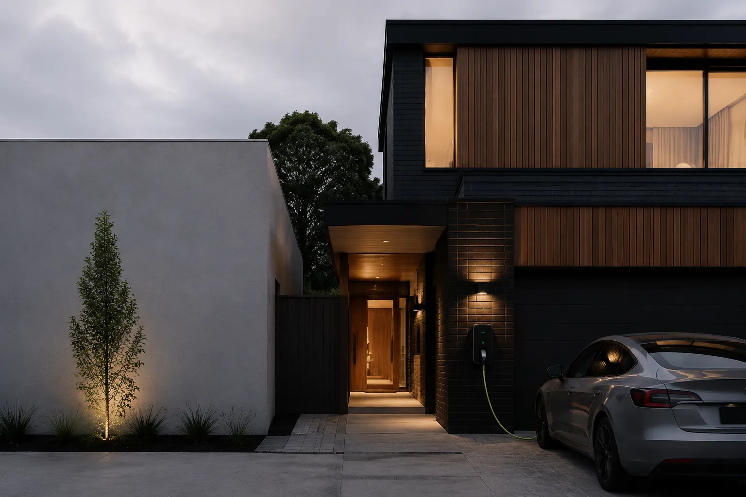Featured project — contemporary Kew home with EV charging and solar